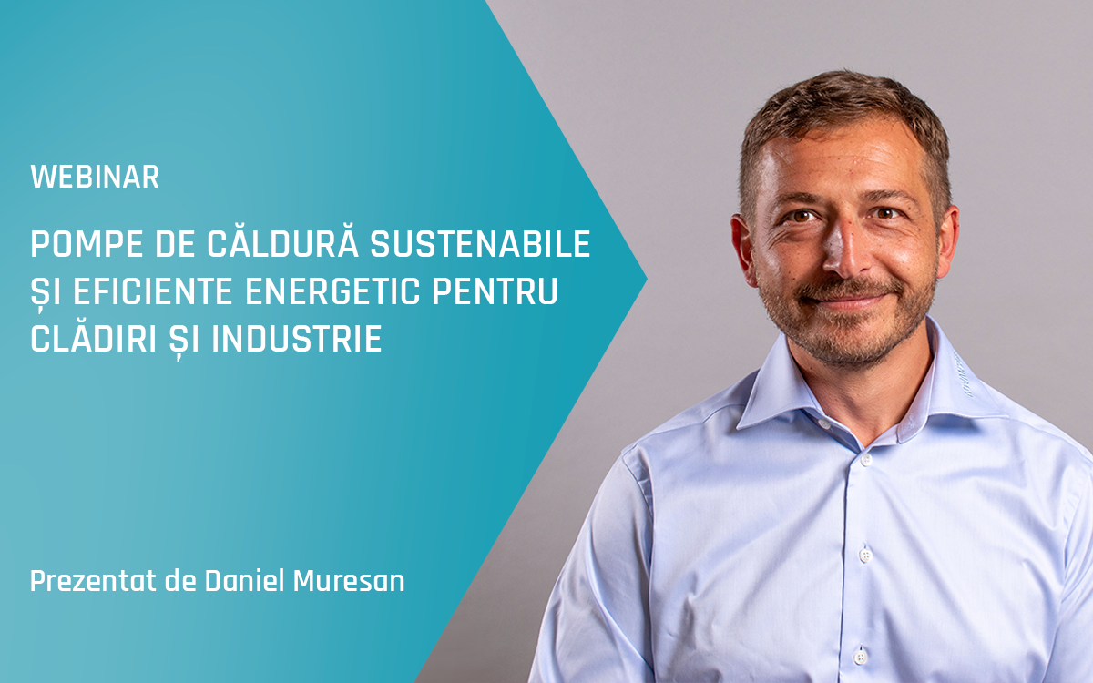 Webinar Advansor - Pompe de căldură sustenabile și eficiente energetic pentru clădiri și industrie - Toamna 2024