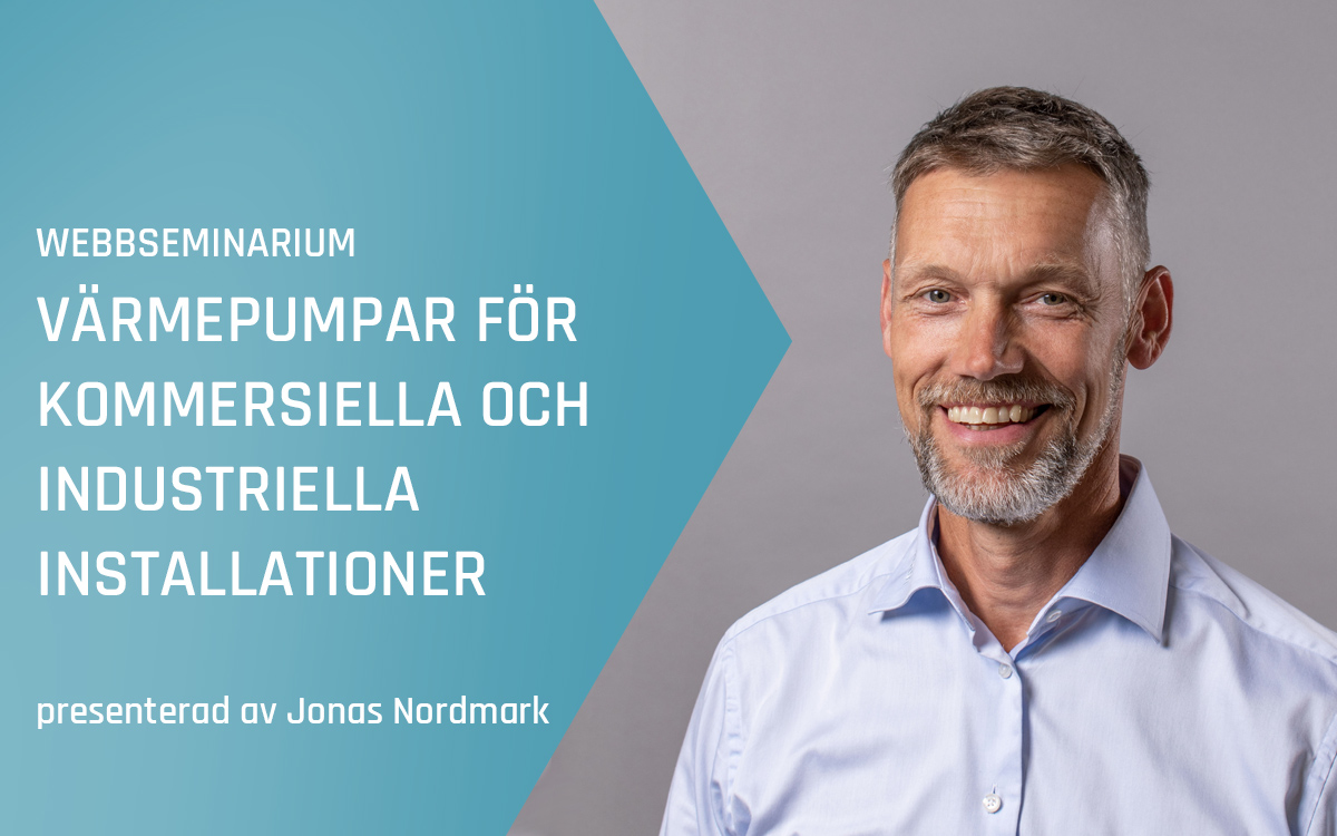 Advansor webbseminarium - Värmepumpar för kommersiella och industriella installationer
